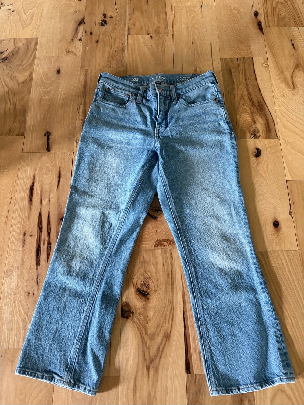 J. Crew Light Blue Cropped Jeans - Ankle Length